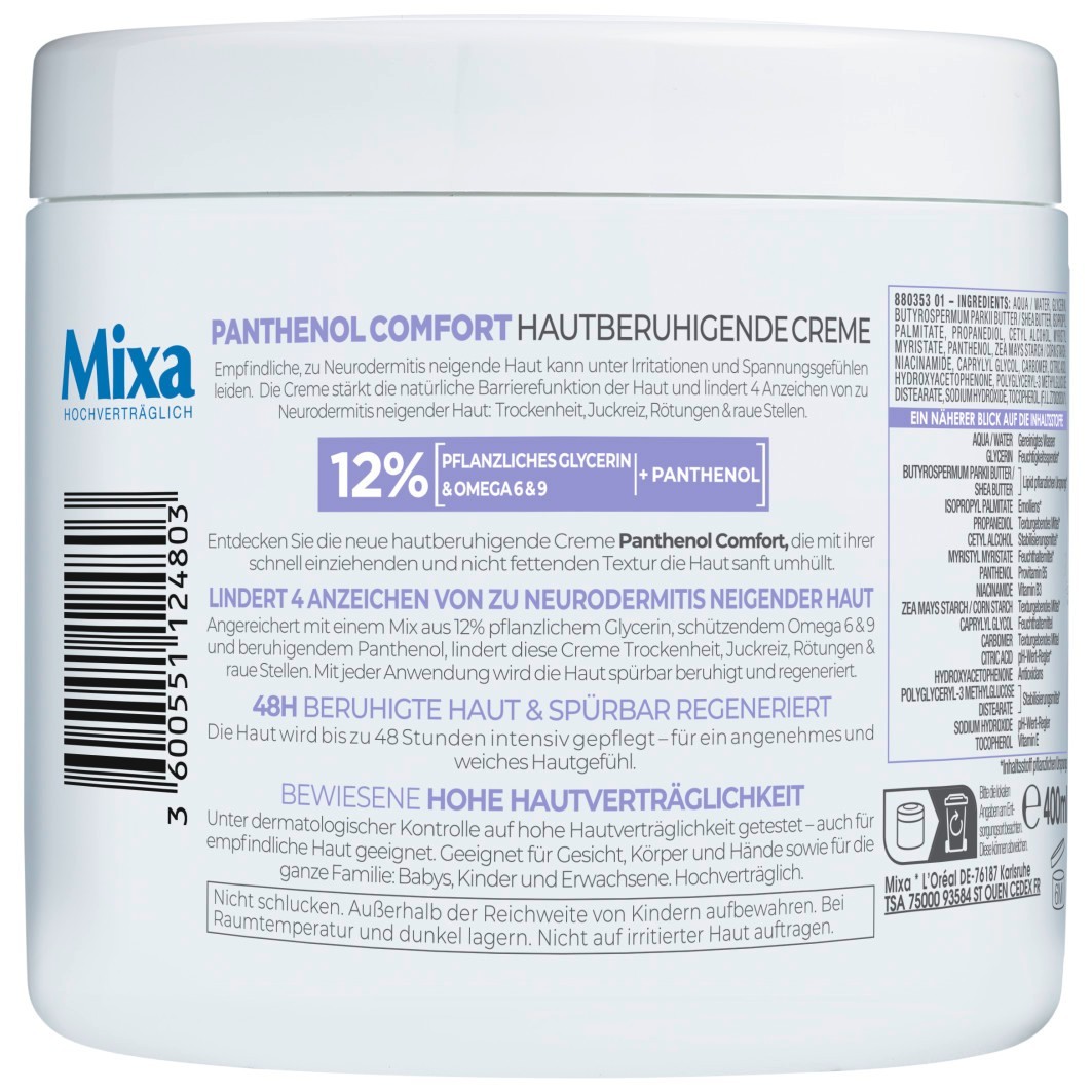 Panthenol Comfort Hautberuhigende Creme