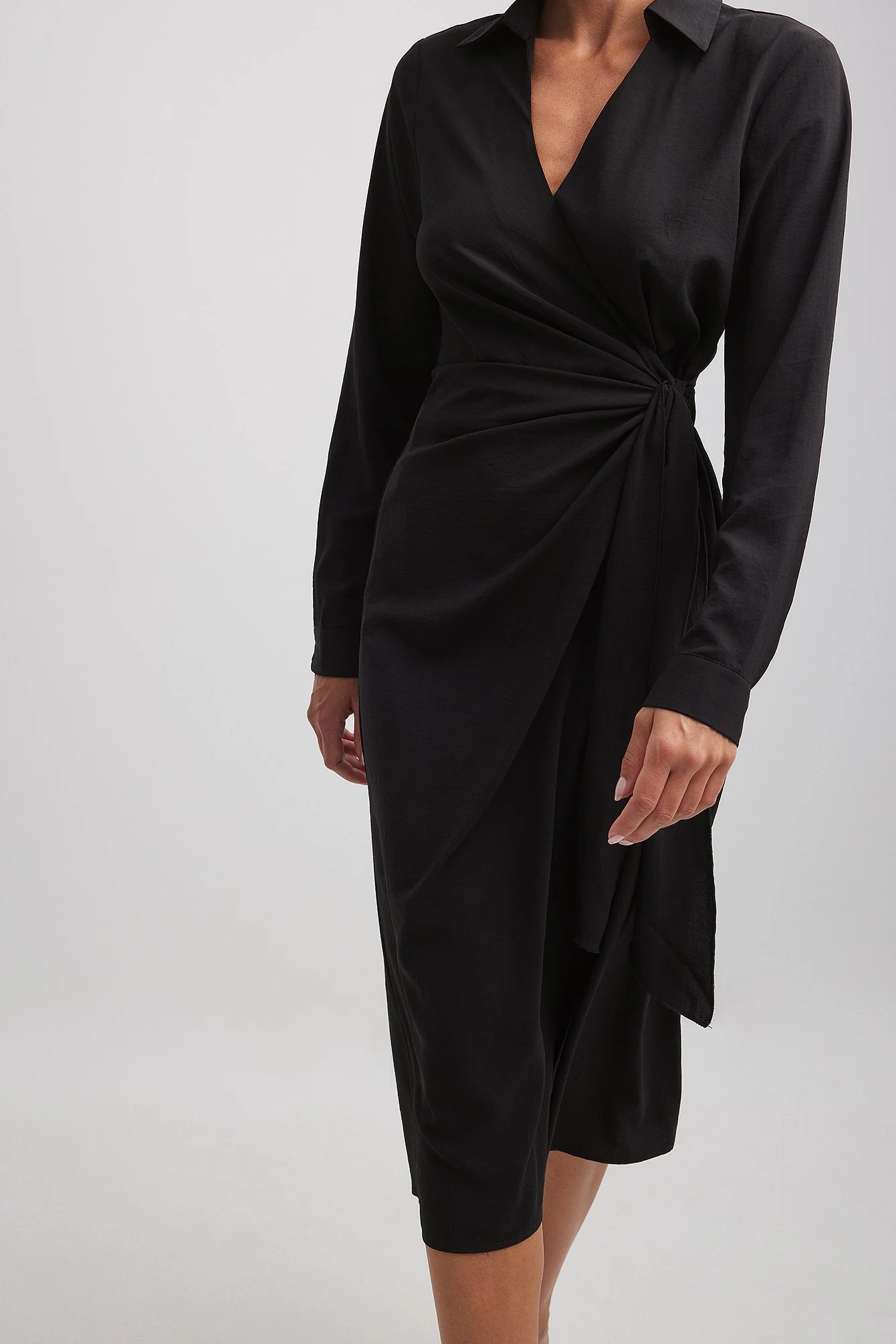 Midi-Wickelkleid