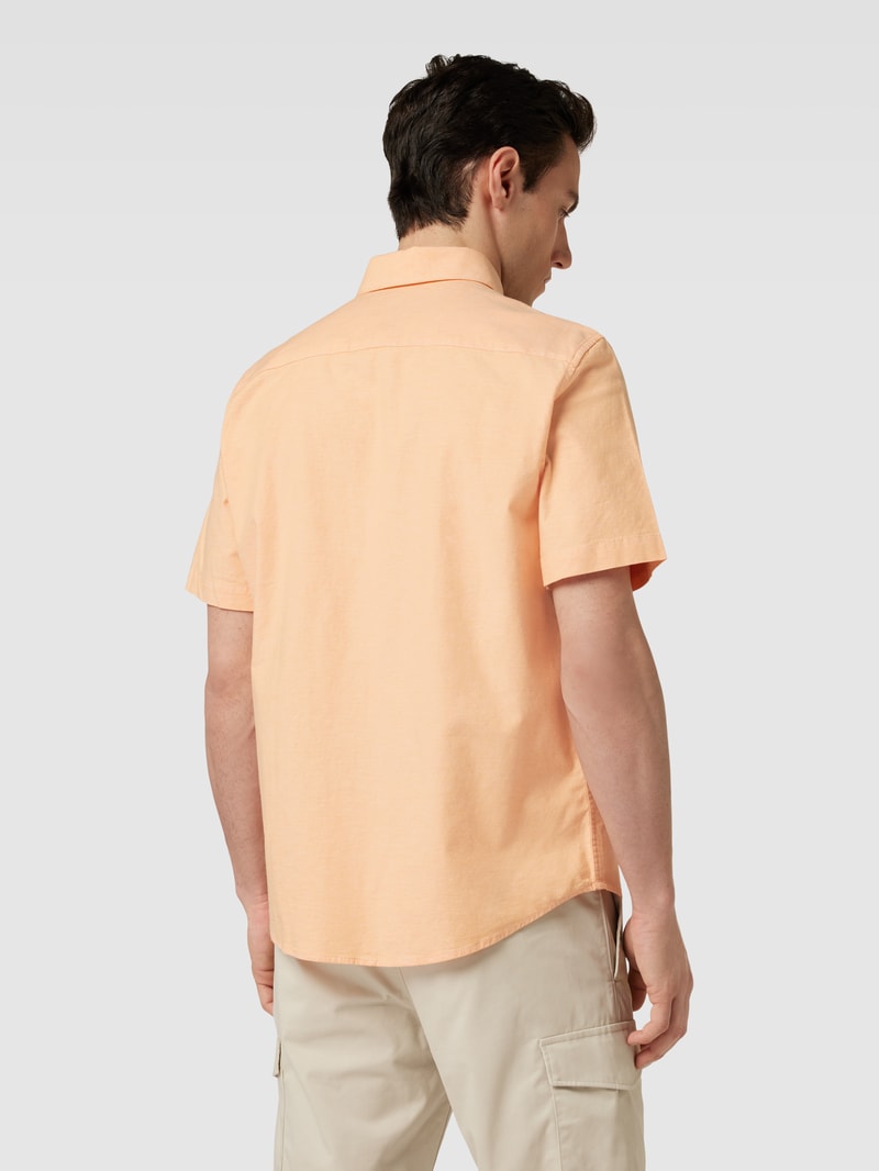 Freizeithemd mit Brusttasche in orange