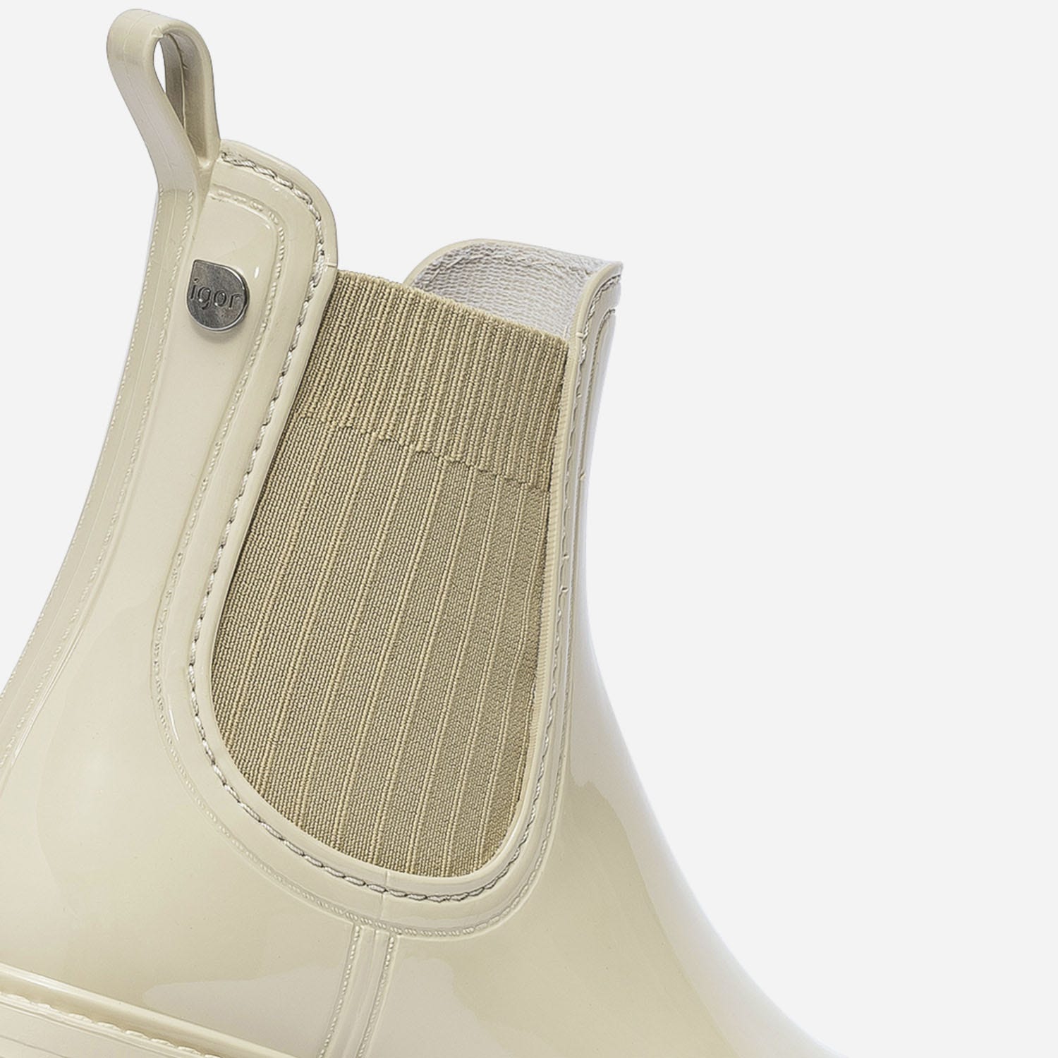 Chelsea boots de pluie IGOR beige
