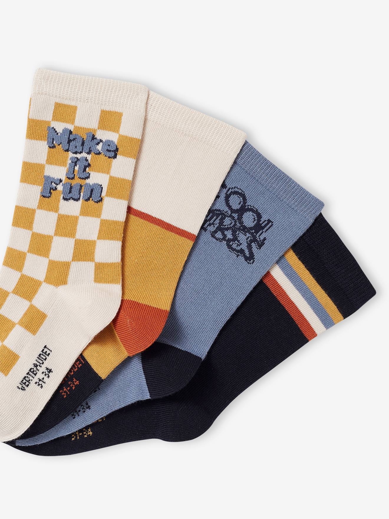 Vertbaudet 4er-Pack Jungen Socken Oeko-Tex - türkis