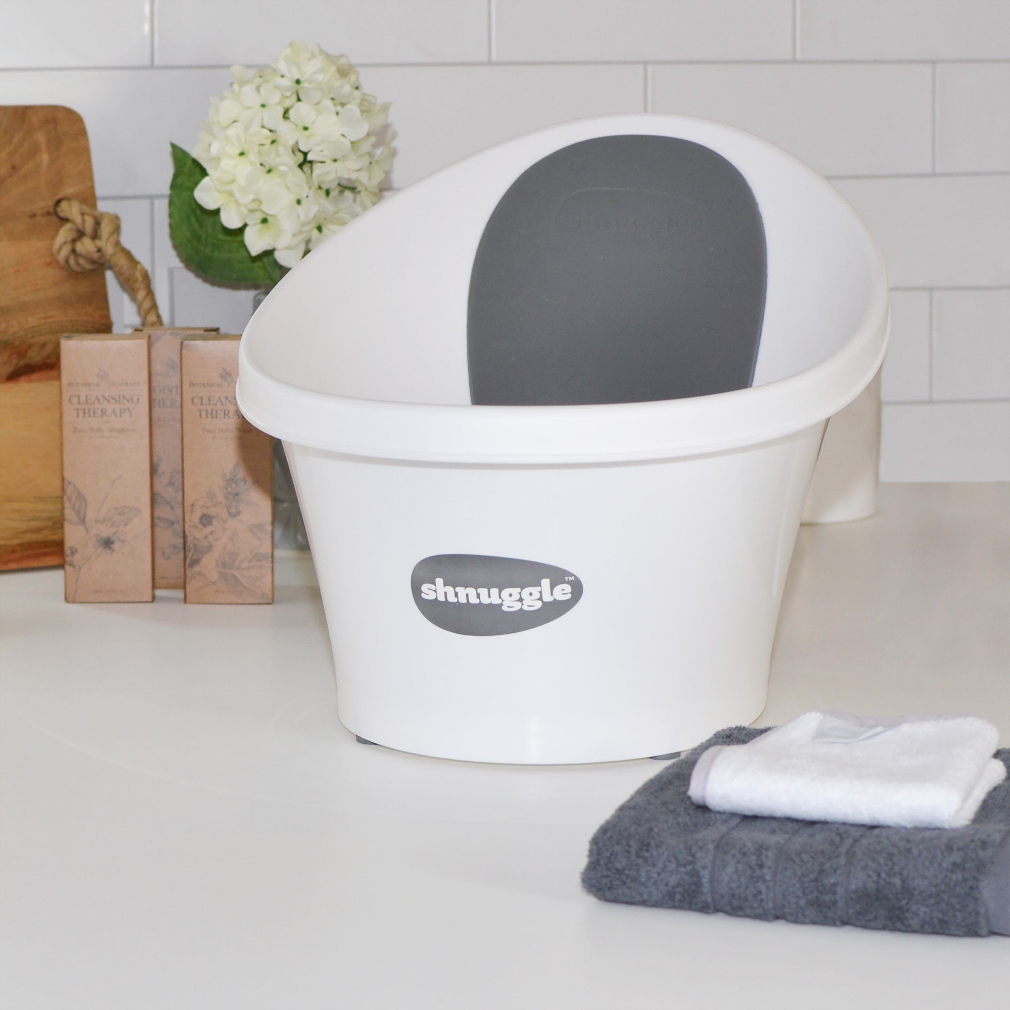 Shnuggle Babybadewanne mit Anti-Rutsch-Vorrichtung