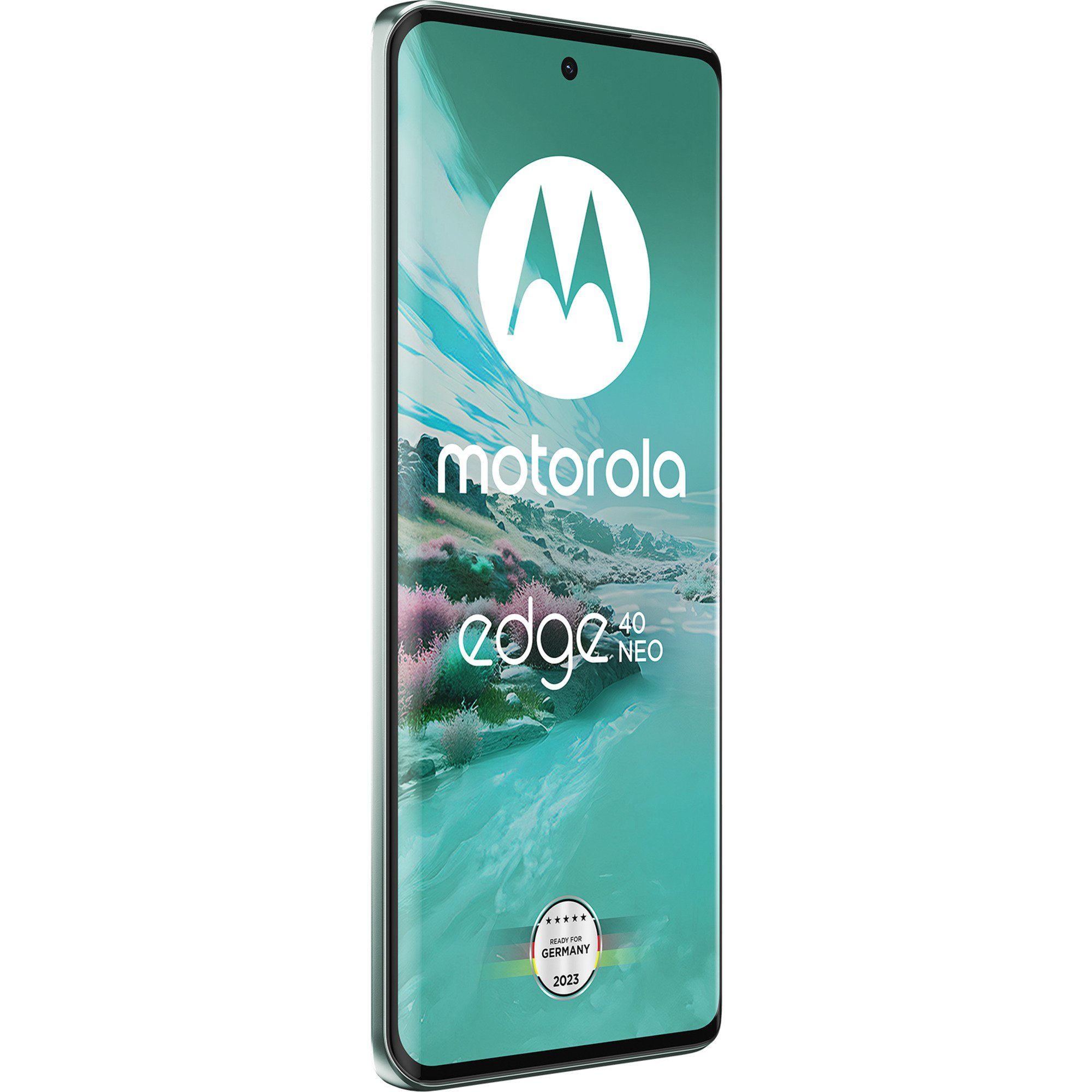 Motorola Motorola edge 40 Neo 256GB, Handy, (Caneel Bay, Smartphone (50 MP MP Kamera)