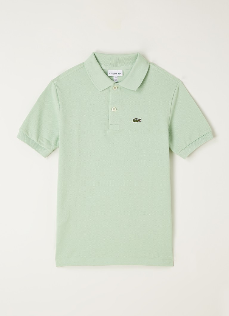 Lacoste polo krekls no pikē kokvilnas ar izšuvumu no logotipa