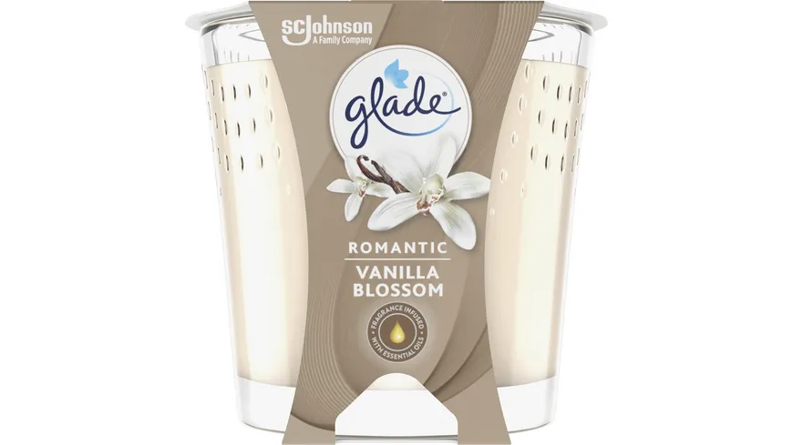 Glade Duftkerze Romantic Vanilla Blossom 129 g