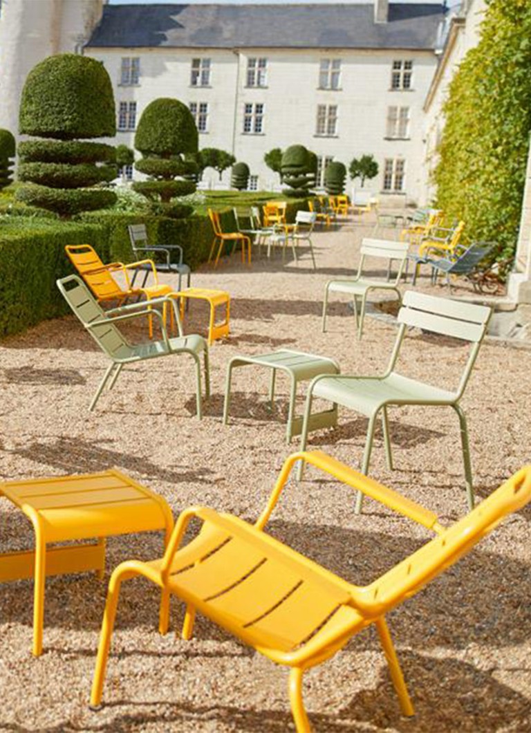Fermob Luxembourg Low armchair with armrest