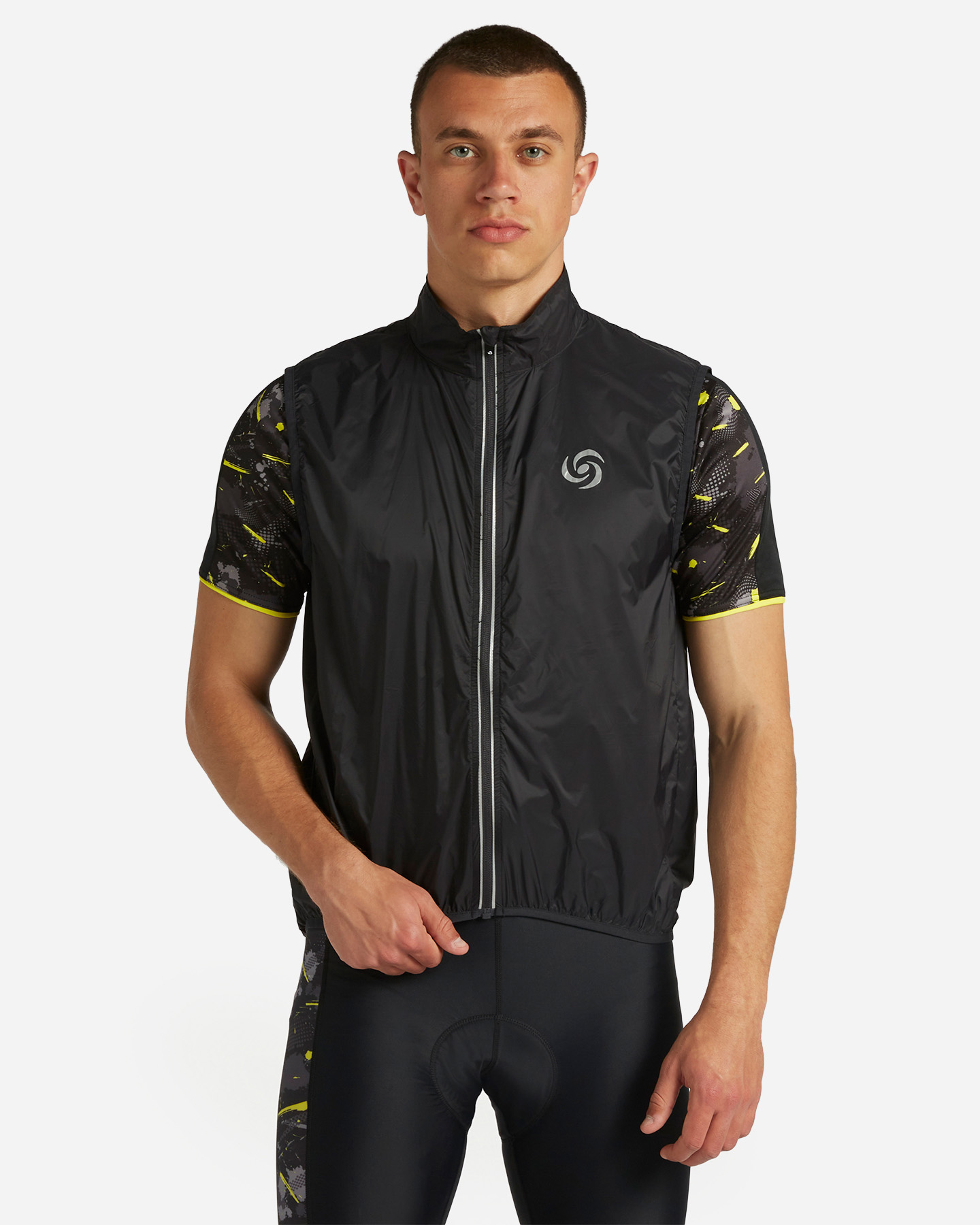 Kurtka rowerowa Carnielli Windproof z zamkiem błyskawicznym M CRNM052-050