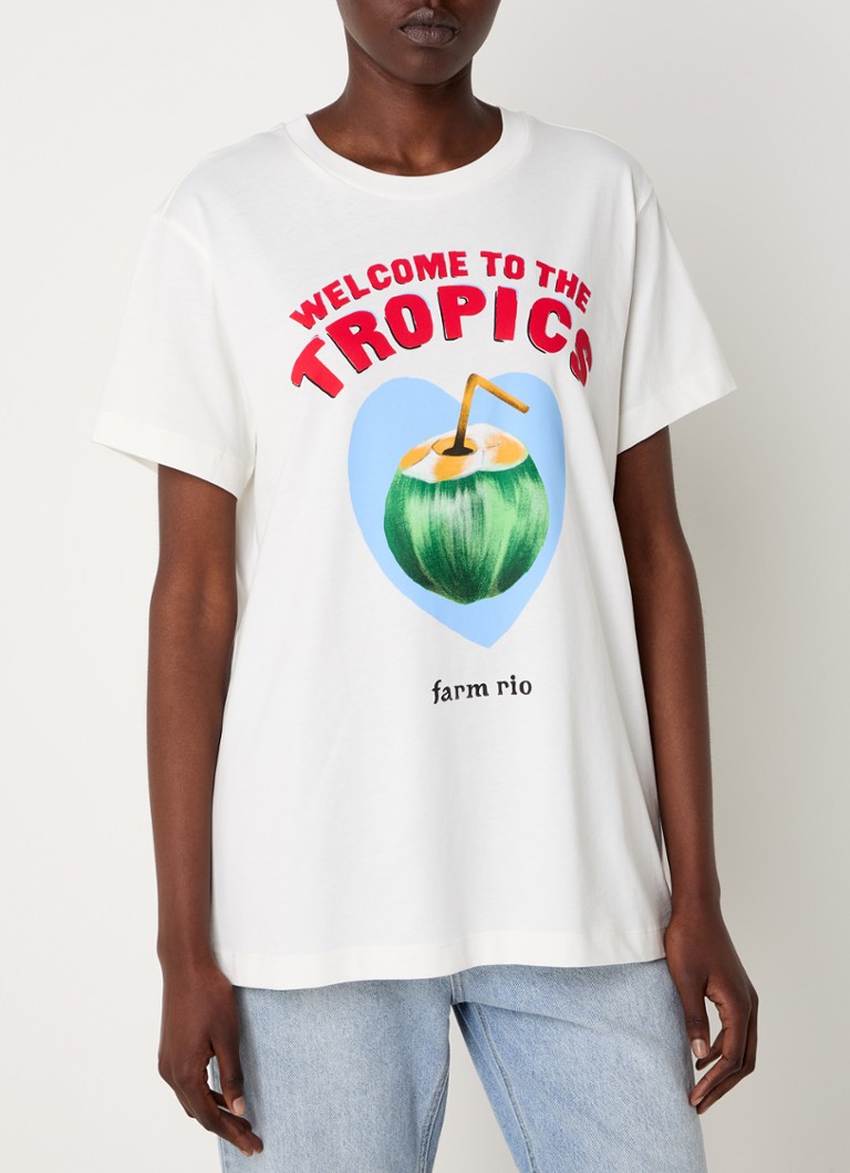 T-shirt Farm Rio in cotone biologico con stampa