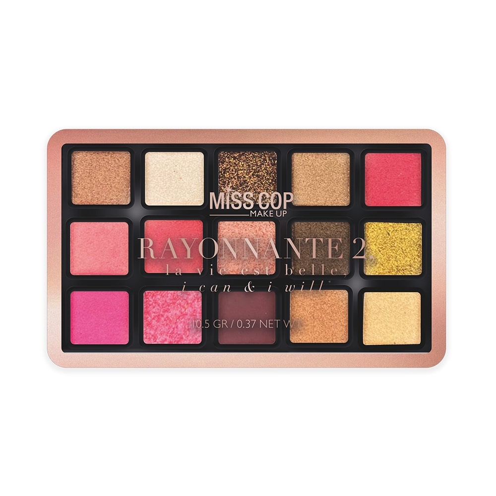 miss cop Palette Rayonnante 2 Fard à paupières