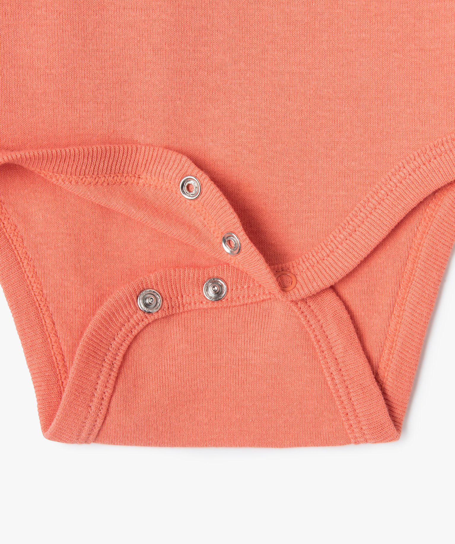 Bodies bébé à manches longues motifs variés (lot de 3) orange | GEMO