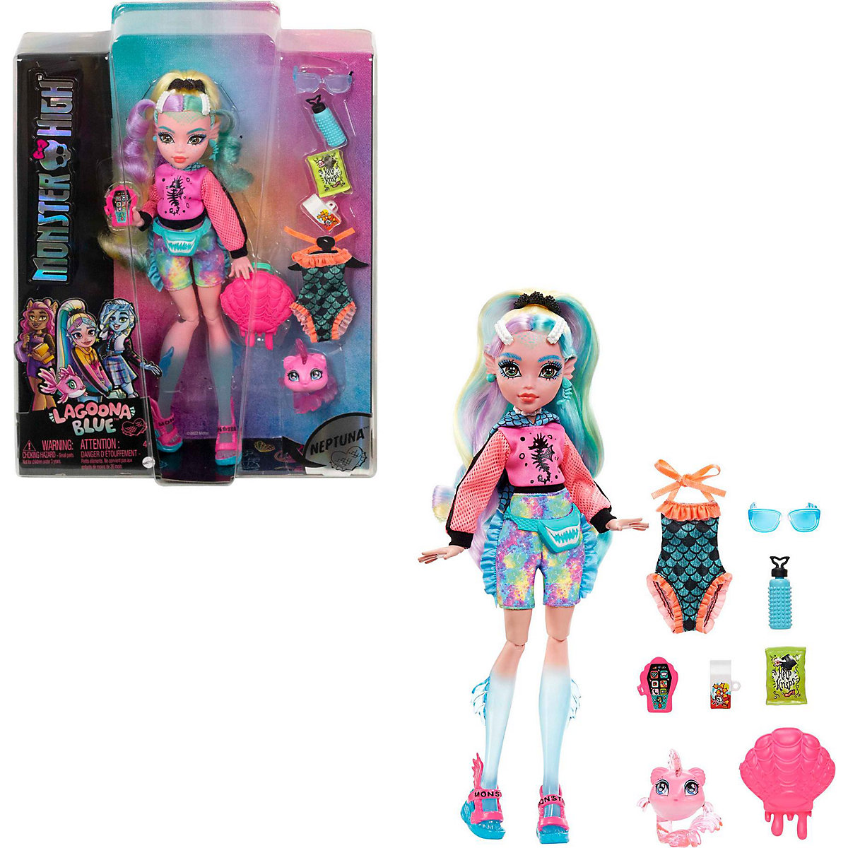 Monster High Core Puppe Lagoona Blue