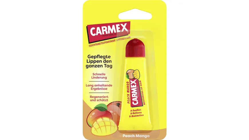Carmex Lippenpflege Peach Mango Tube 10 g