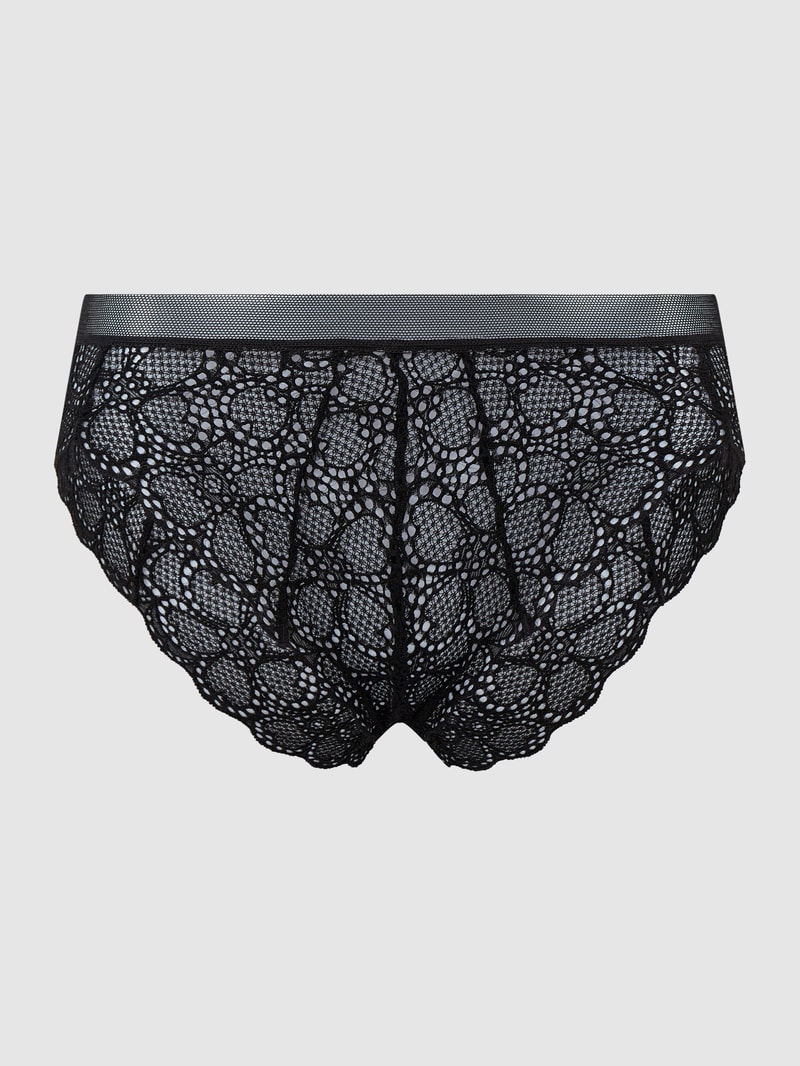 Slip aus Spitze in schwarz