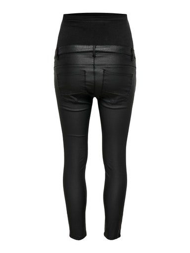 ONLY MATERNITY Umstandsjeans OLMKENDELL REG SK ANK COATED DNM NOOS