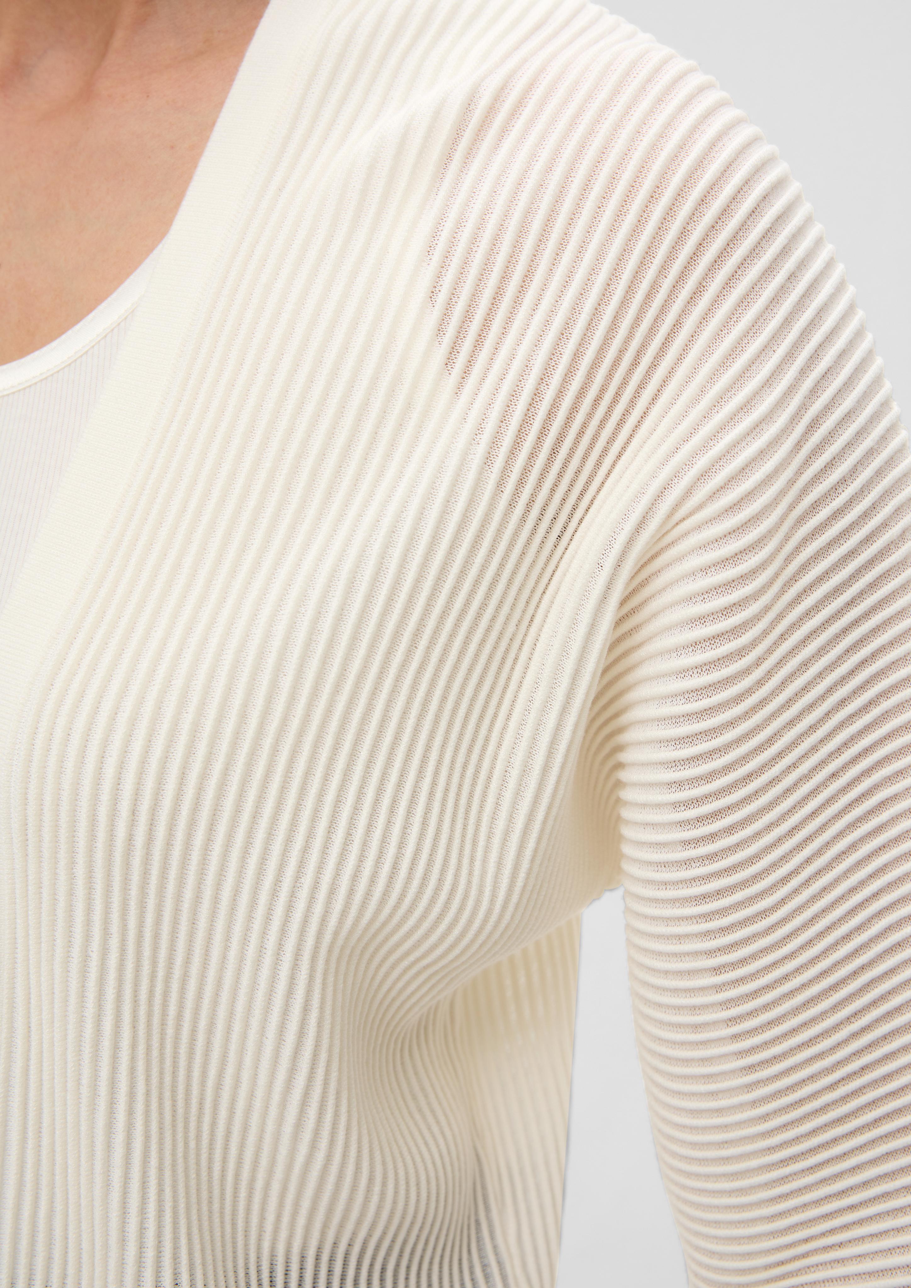 Strickjacke mit 3/4-Ärmeln  2148035-0200