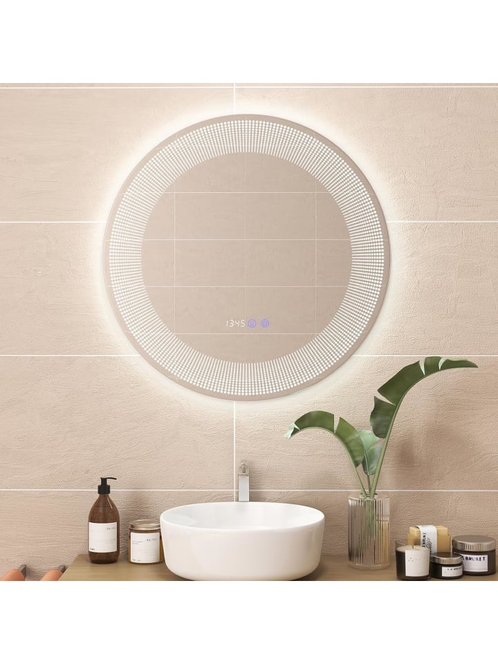 COSTWAY LED-Badspiegel 60cm in Silber günstig kaufen onesize