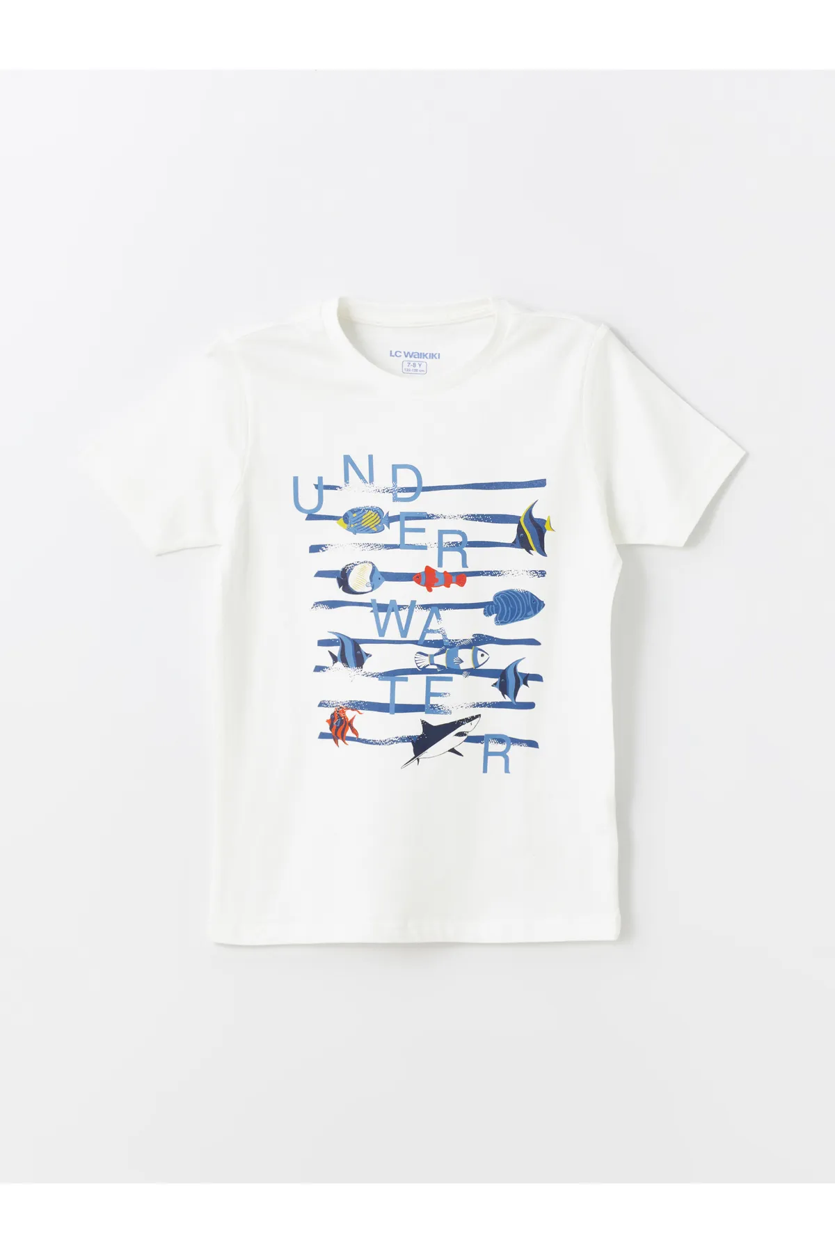 LC Waikiki  Jungen-Pyjama-Set mit Rundhalsausschnitt, kurzen Ärmeln und Shorts