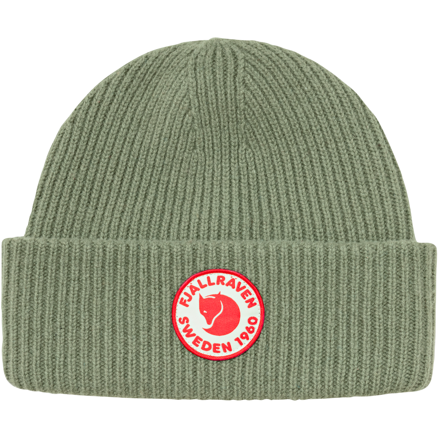 Fjäll Räven Strickmütze 1960 Logo Hat (oliv)