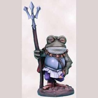 Frosch Wache mit Dreizack