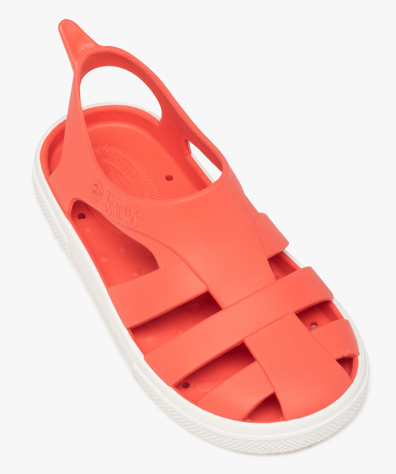 Sandales de plage fille extra souples - Boatilus rouge | GEMO