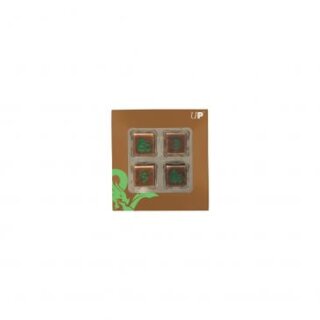 UP - Heavy Metal Fall 21 Copper and Green D6 Dice Set for Dungeons & Dragons