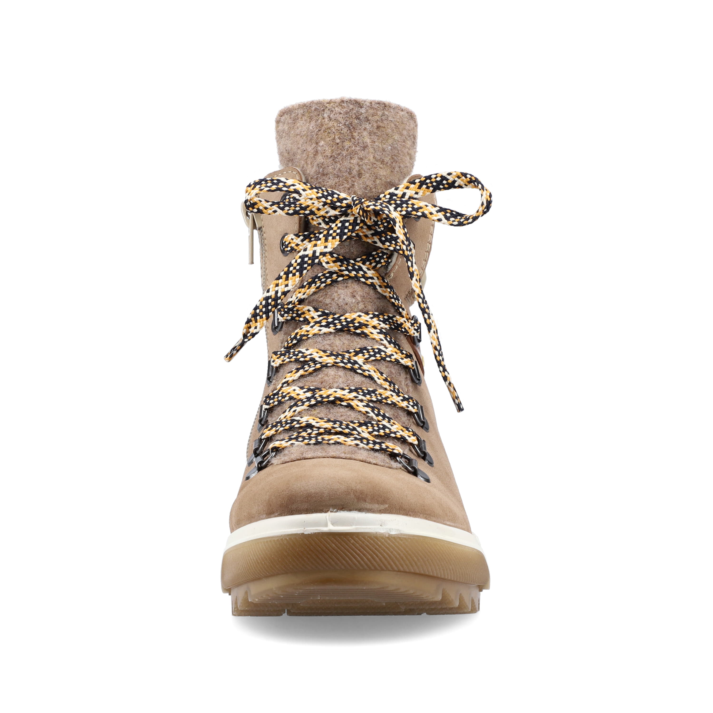 Rieker Damen Schnürstiefel braunbeige
