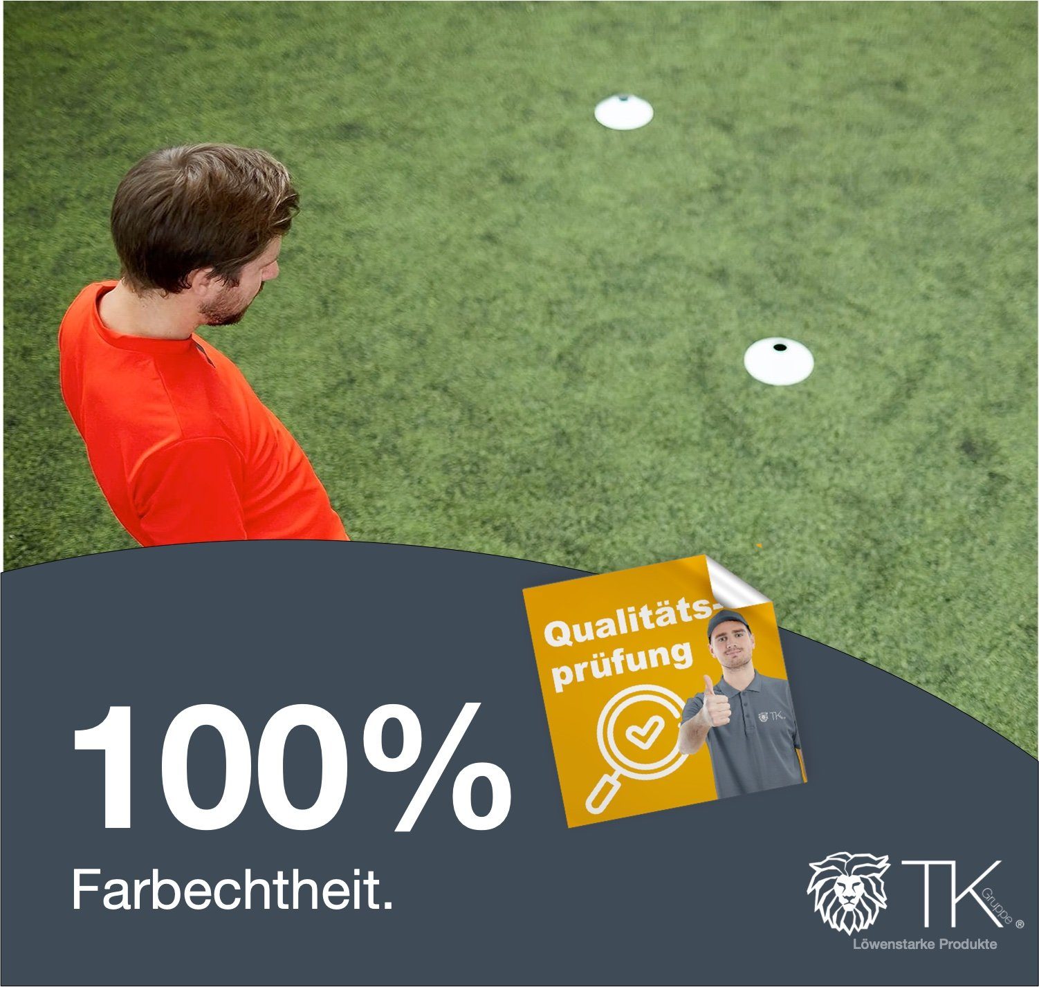 TK Gruppe Markierungshütchen 20x Markierungshütchen Hütchen Kegel für Slalom Trainingszubehör (20 St)