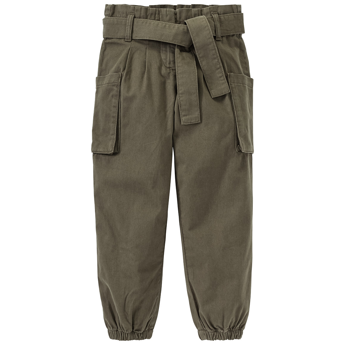 Mädchen Cargohose mit Bindegürtel