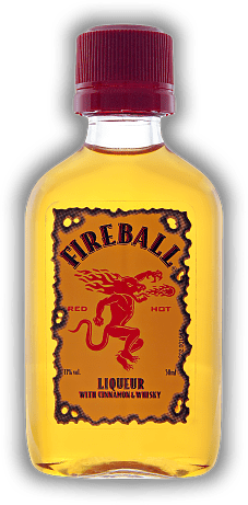 Fireball Whisky Zimt Likör PET 0,05 Liter Fireball Whisky Zimt Likör PET 0,05 Liter Ein feuriges Geschmackserlebnis. 0,05	 Liter - Vol 33%