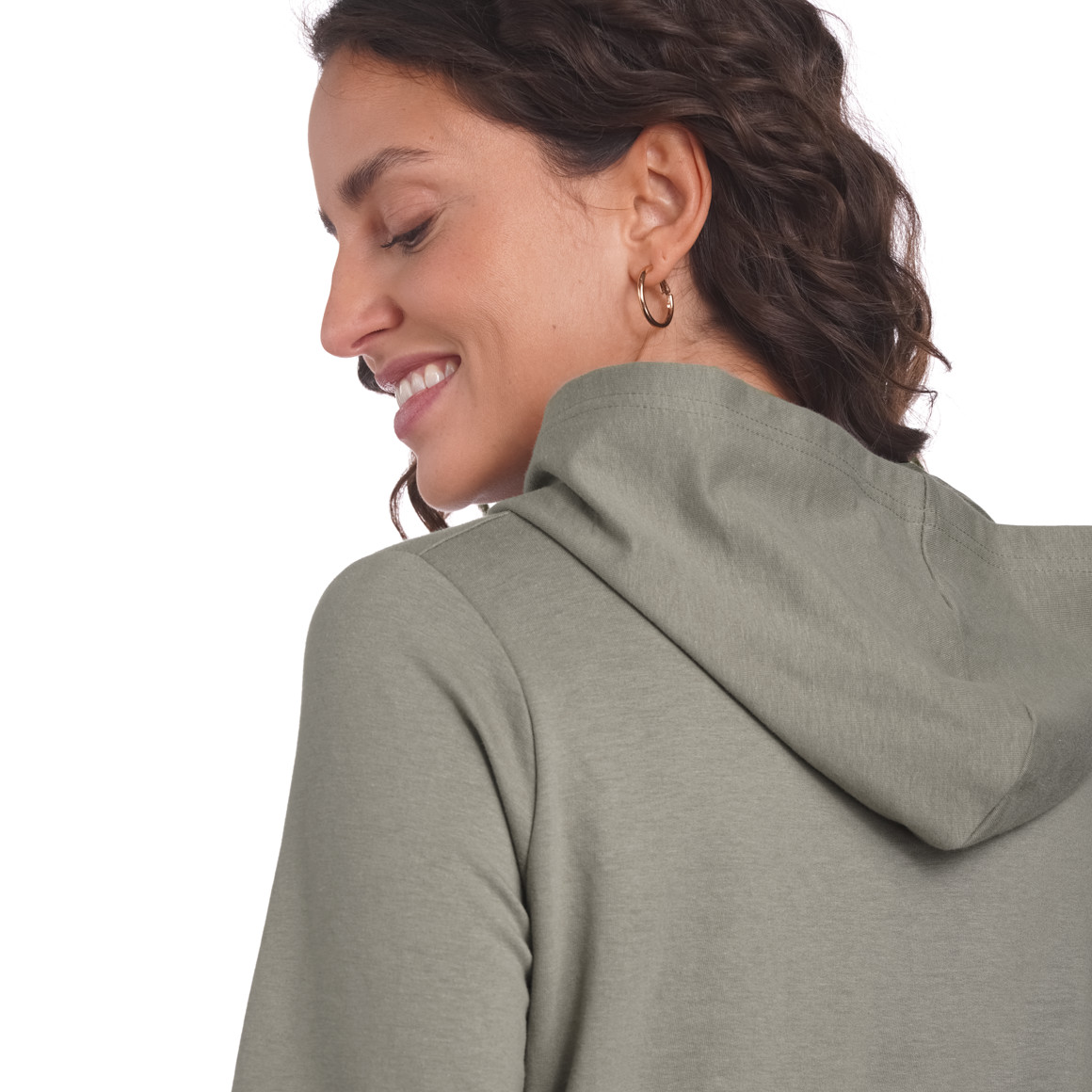 Damen Langarmshirt mit Kapuze