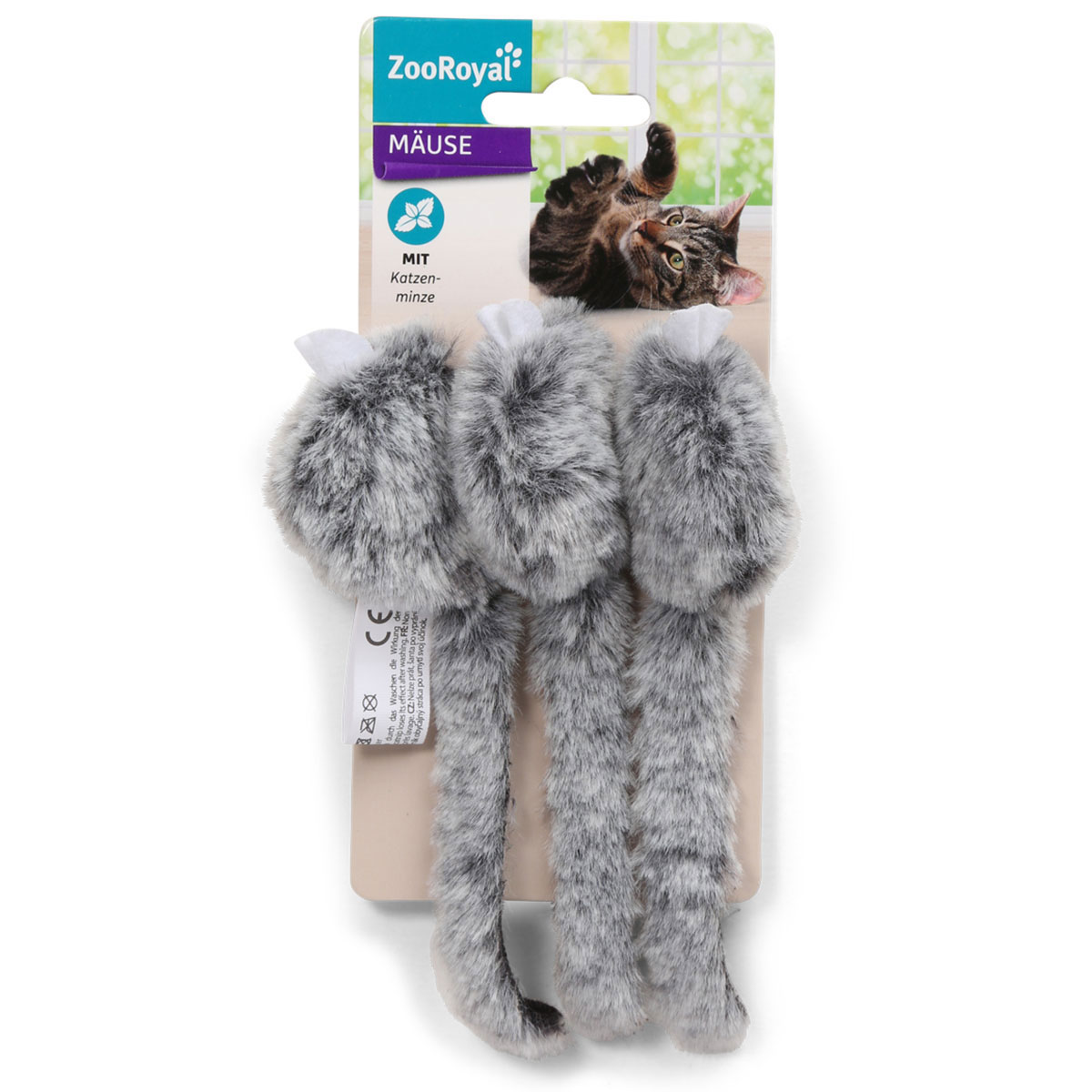 ZooRoyal Spielmäuse mit Katzenminze 3er Set kaufen