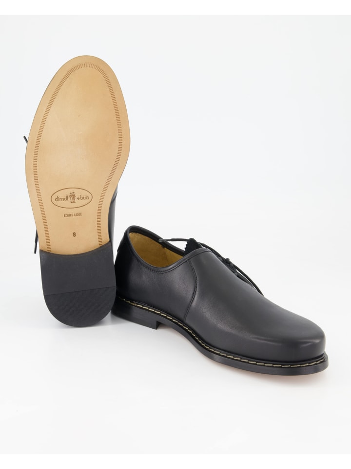 dirndl bua Haferlschuhe in Schwarz günstig kaufen