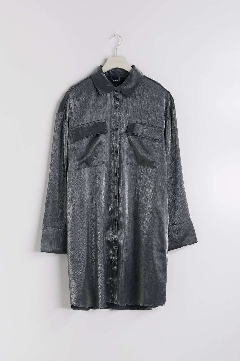 Oversize shirt dress