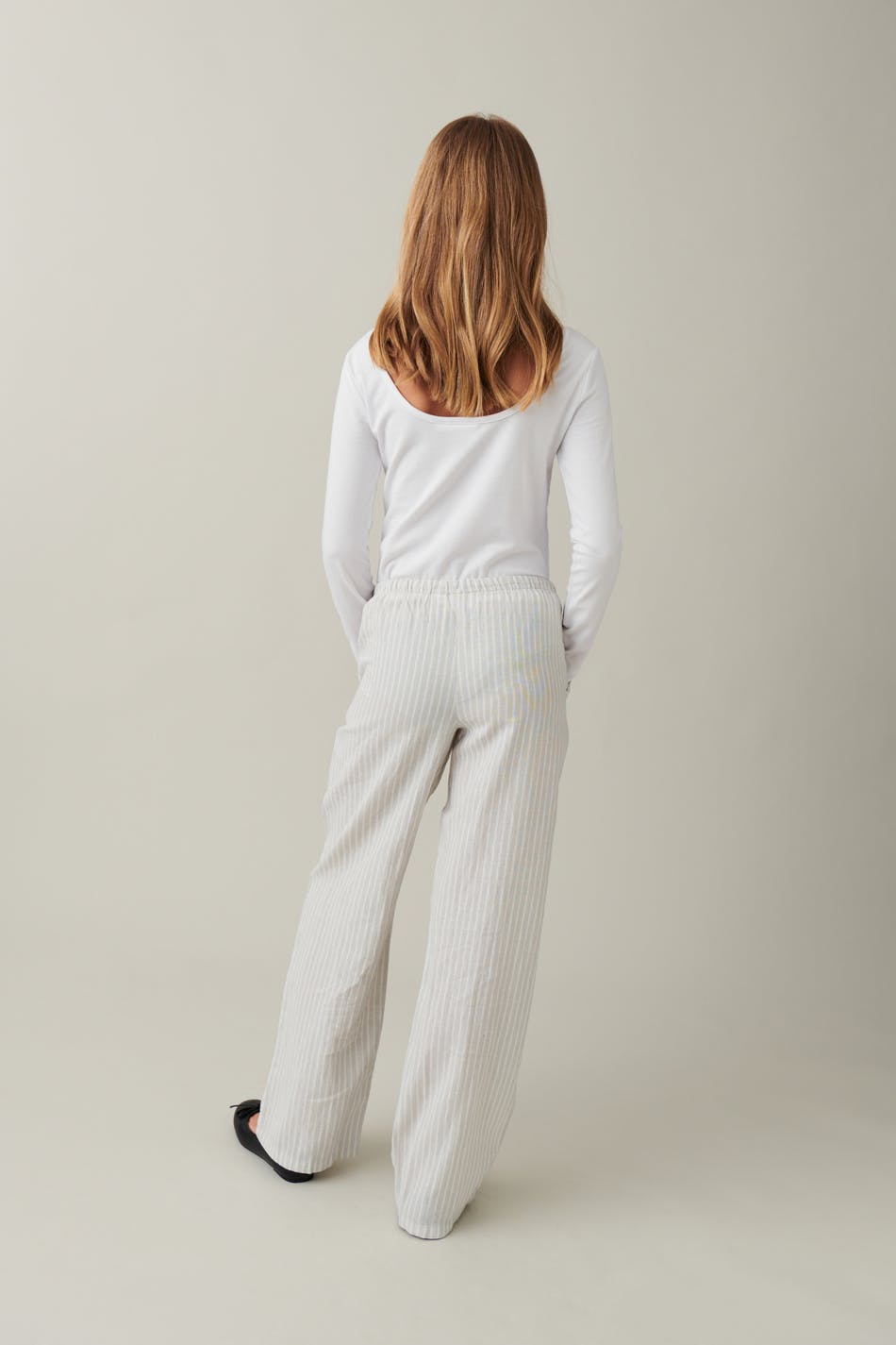 Y linenmix trousers