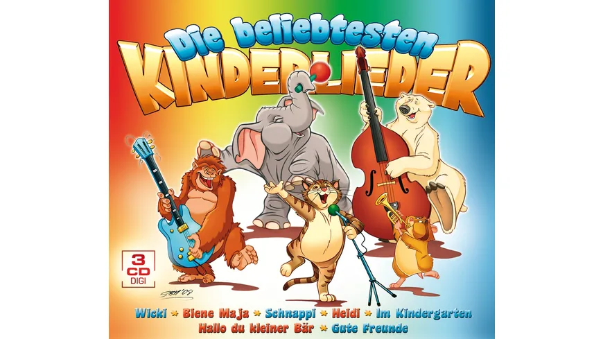 Die beliebtesten Kinderlieder