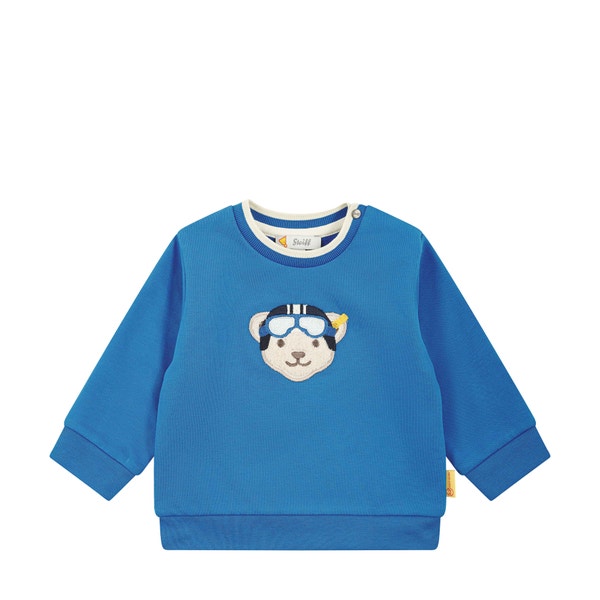 Sweatshirt, mittelblau für Jungs