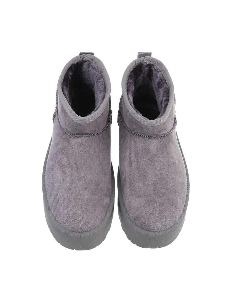 Ital-Design Stiefelette in Grau günstig kaufen