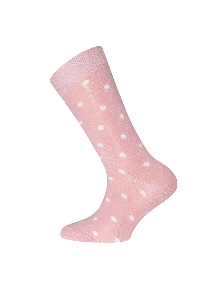 ewers 6er-Set Socken 6er Pack Blumen/Punkte/Ringel in marone - hell wildrose - tinte günstig kaufen