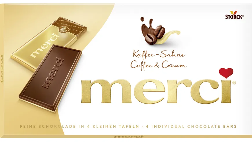 merci Tafelschokolade Kaffee-Sahne 100 g