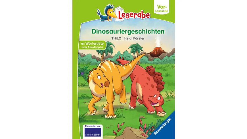 Dinosauriergeschichten - Leserabe ab Vorschule - Erstlesebuch für Kinder ab 5 Jahren