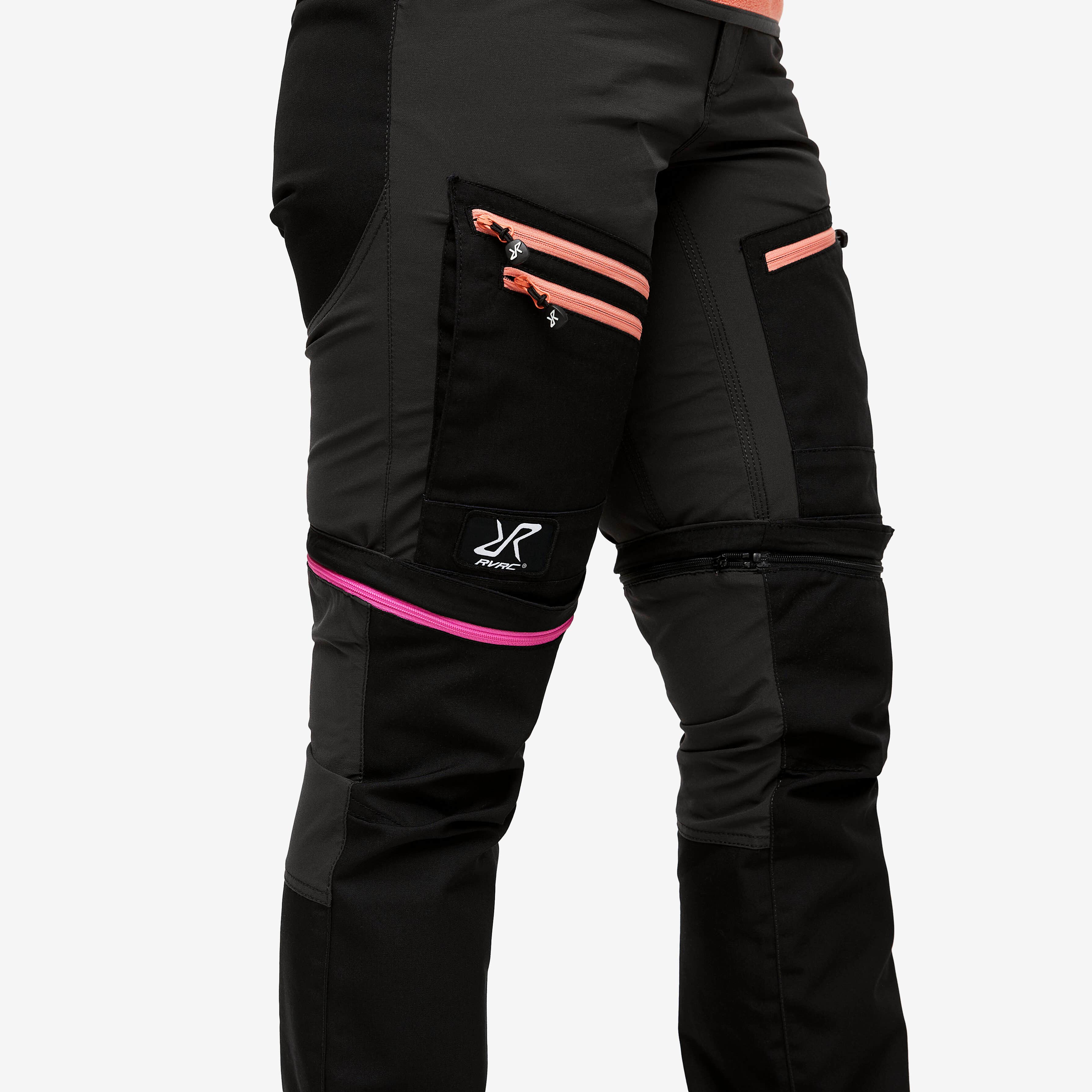 RVRC GP Pro Zip-off Pants Femme Anthracite/Burnt Coral