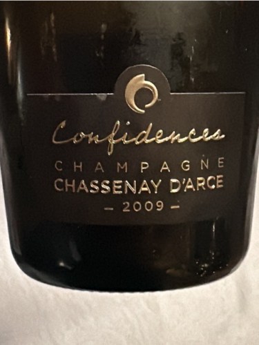 Chassenay d'ArceConfidences Brut Champagne 2009
