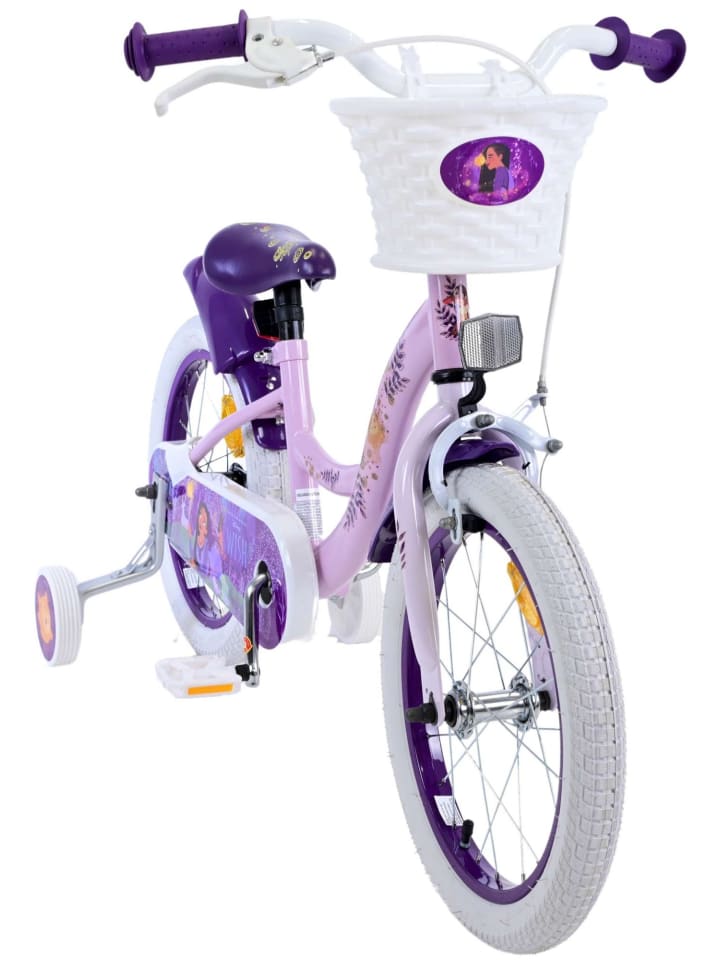 Volare Kinderfahrrad Disney Wish für Mädchen Fahrrad 16 Zoll Kinderrad Lila 4 Jahre günstig kaufen onesize