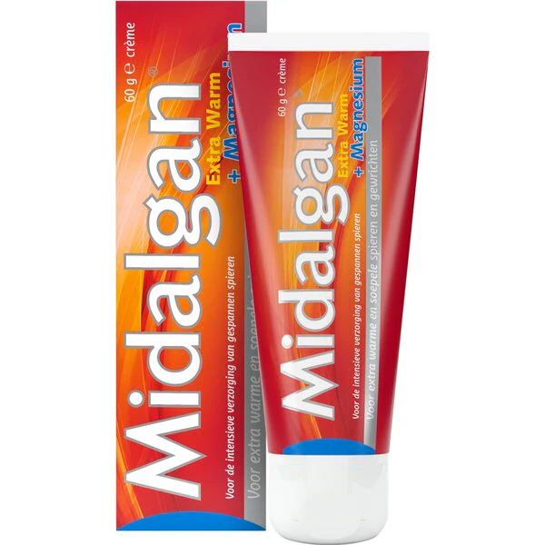 Midalgan Extra Warm Magnesium Muscle Rub -jauhe 60 g
