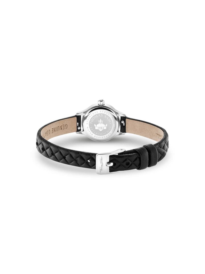 Thomas Sabo Damenuhr in schwarz günstig kaufen onesize