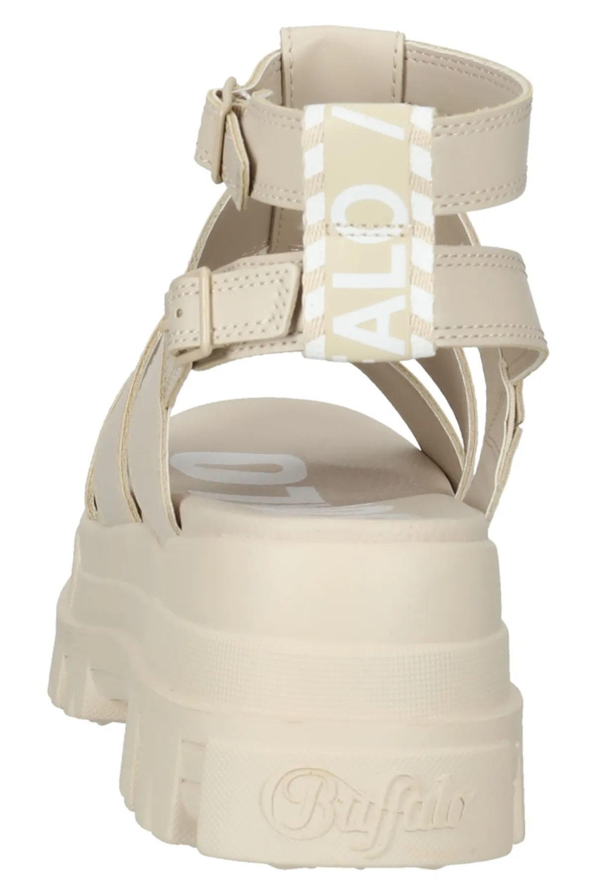 Buffalo  Sandalette - Ecru - Flacher Absatz