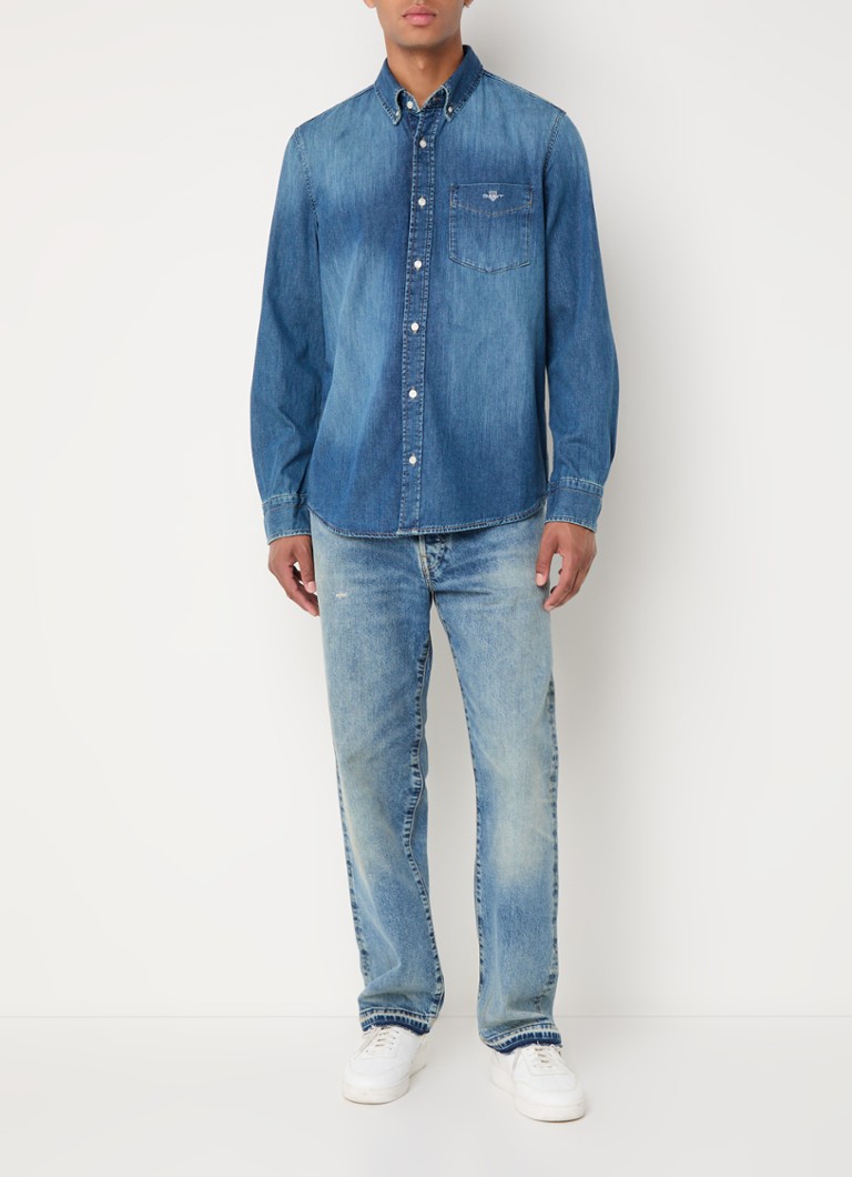 Sobretudo jeans Gant com bolso no peito