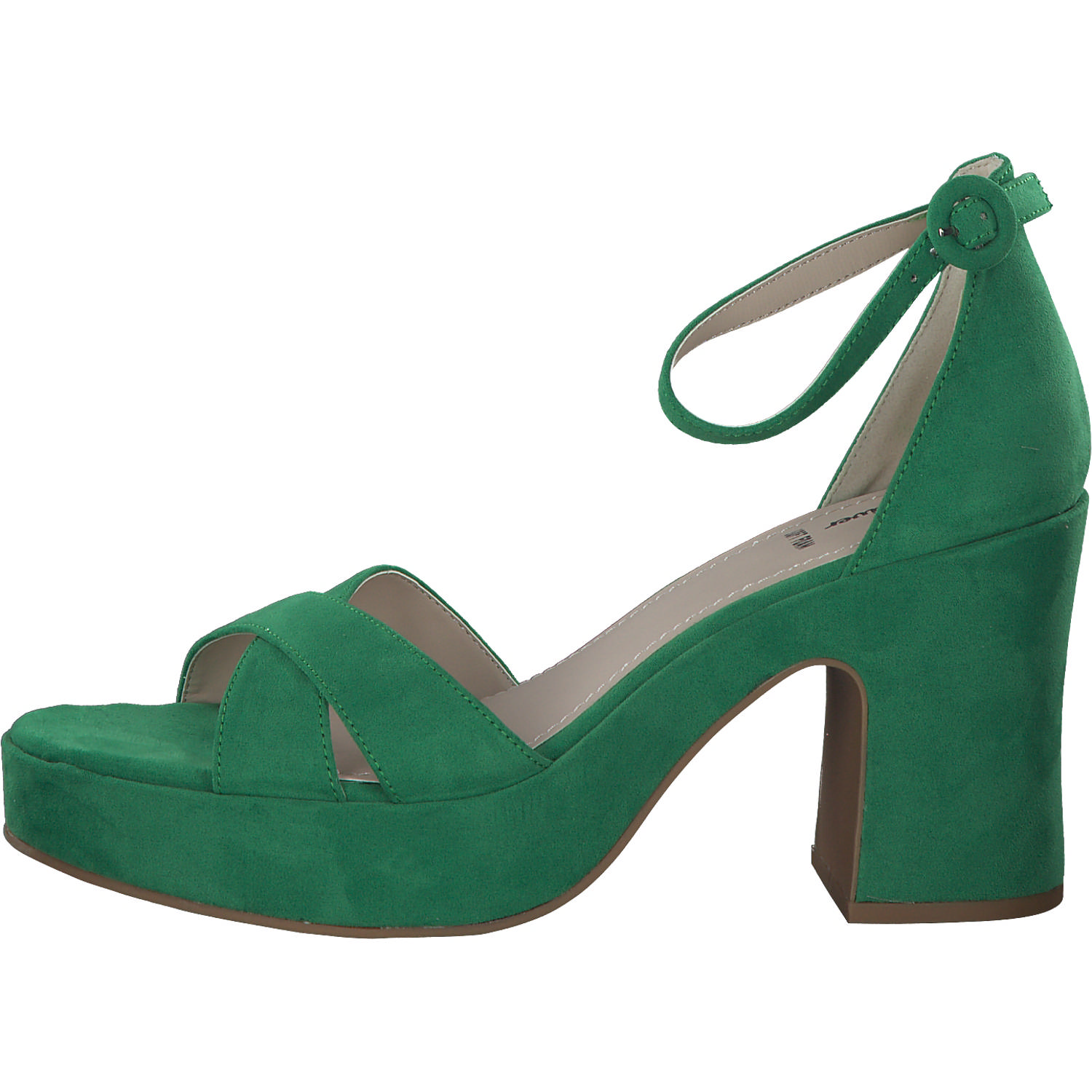 s. Oliver 28318, Plateau-Sandaletten, Damen, GREEN