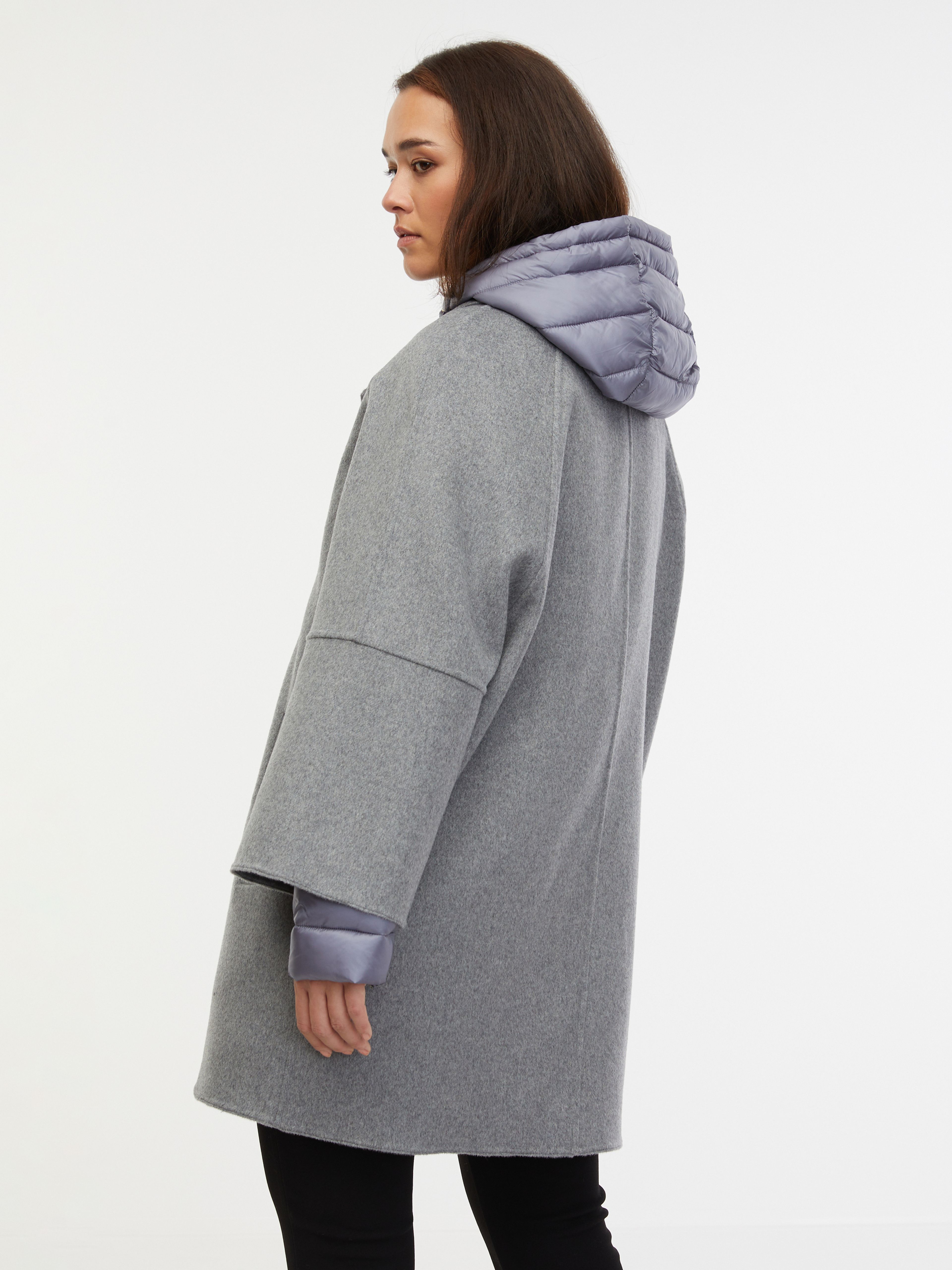 Grauer Wollmantel ORSAY