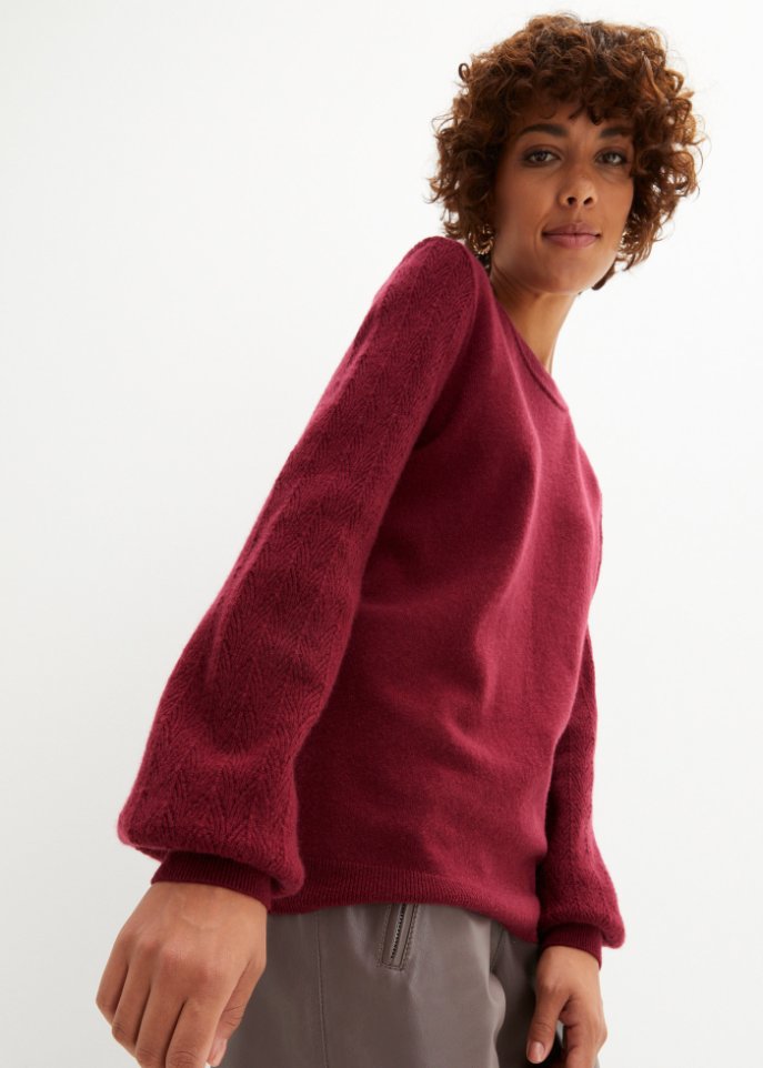 Wollpullover mit Good Cashmere Standard®-Anteil